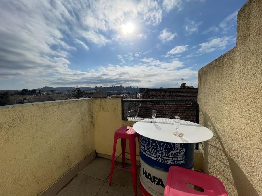 Duplex 70M2 - Vue Cite Medievale - Parking Gratuit Carcassonne Esterno foto